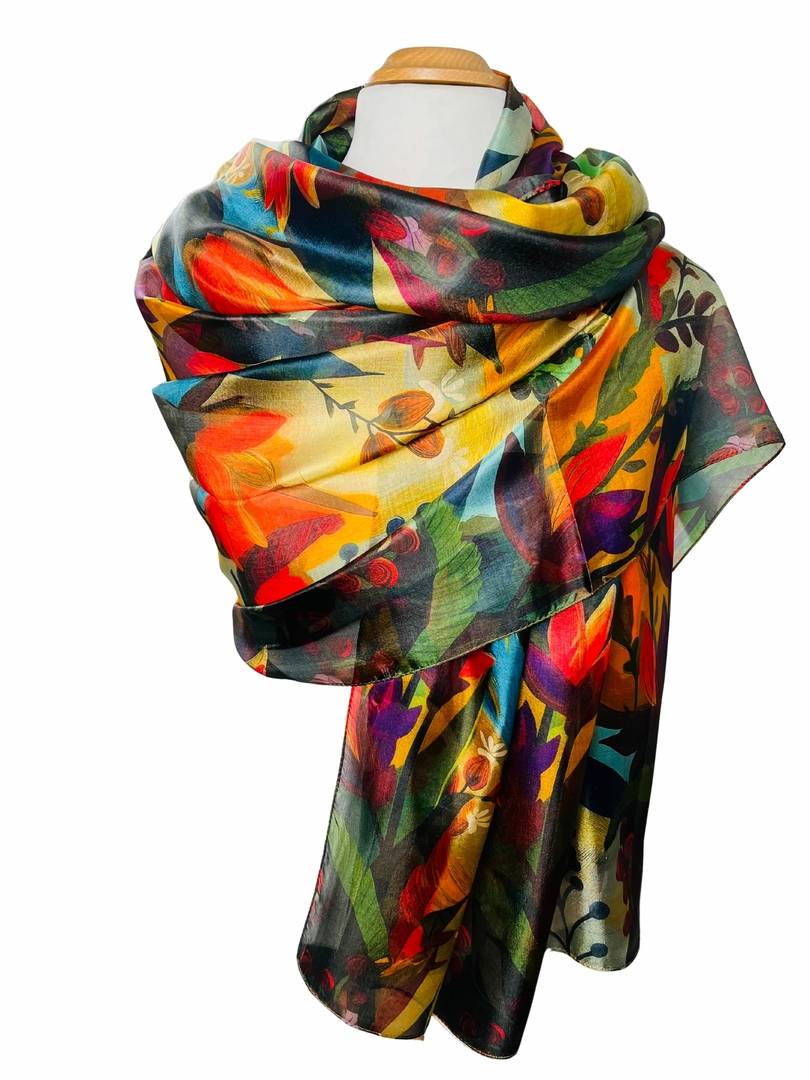 Carré foulard Hermès Dans les branches de l'Ombu