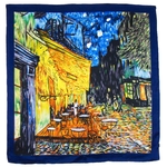 carré de soie terrasse de café le soir vincent van gogh 1-min