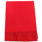 étole rouge cachemire laine charlie 1