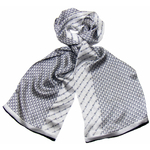 foulard soie homme gris simon 1