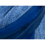 etole pashmina bleu marine rayures 3