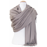 étole taupe cachemire laine charlie 5