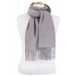 étole taupe cachemire laine charlie 6
