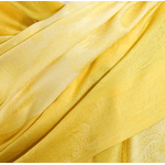 étole jaune pashmina motifs rayures 4