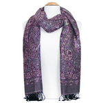 etole femme pashmina parme baroque 2