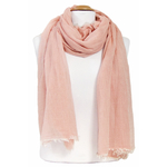 foulard chèche  rose coton femme homme