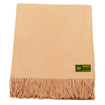 étole femme laine beige clair fabriquée en italie