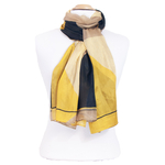 étole soie pour femme jaune Erika