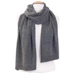 écharpe gris cachemire viscose andréa