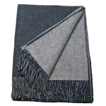 etole laine anthracite gris réversile