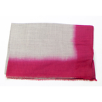 echarpe fine laine gris rose pour femme