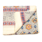 foulard femme paréo coton indien traditionnel jaune Jaya