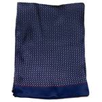 foulard homme en soie bleu marine Théo (2)
