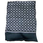 foulard soie homme noir gris Gabriel