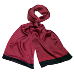 foulard homme en soie rouge bordeaux Antoine