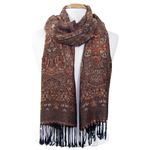 Etole pashmina camel motifs baroques femme