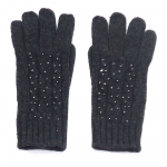gants laine strass gris GL18 1