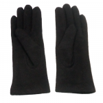 gants laine brodés chocolat GL25 2