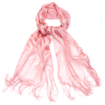 foulard écharpe maille résille lurex ROSE EF47 3