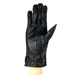 gant femme cuir noir noeud coté HA39 3