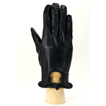 gants femme cuir noir noeud HA 45 1