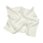 foulard en soie blanc uni petit CSPP-FAN-24 1