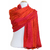 étole pashmina rouge orange motifs 5