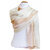 étole pashmina écru motifs 5