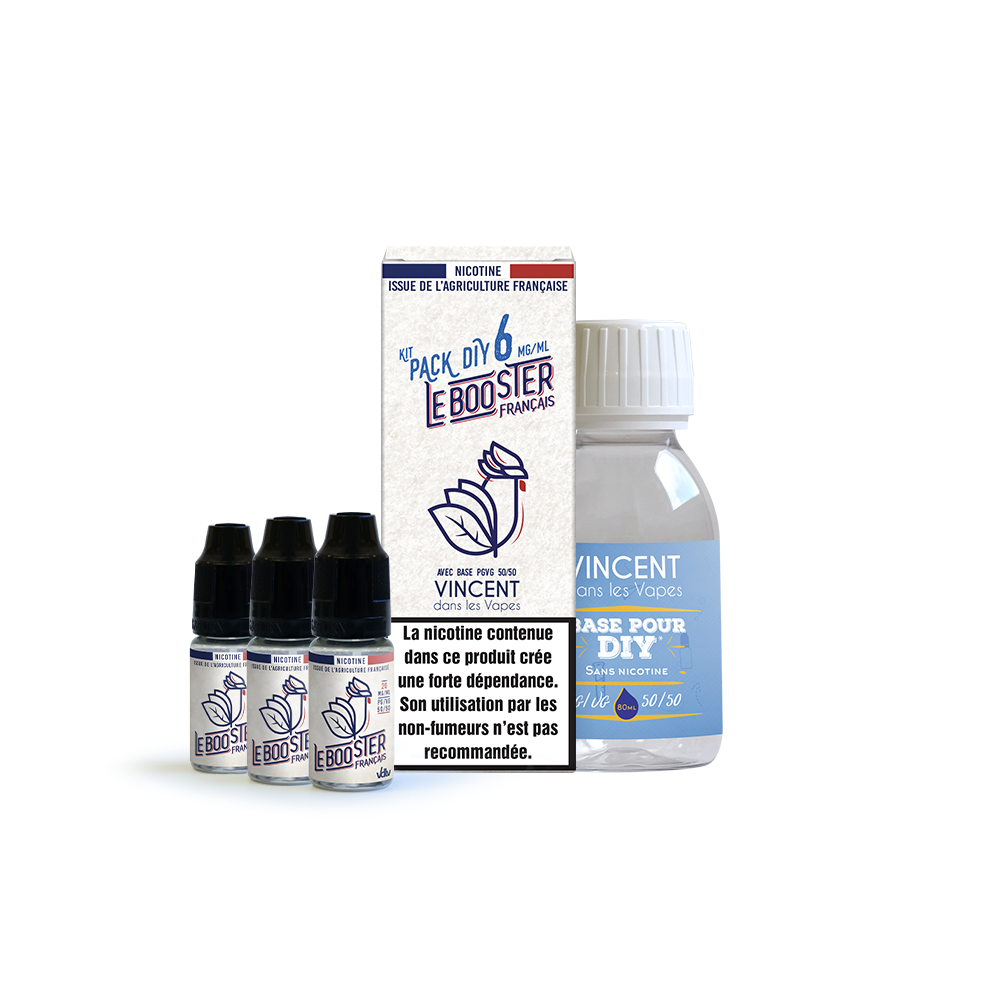 Kit Pack Diy Le Booster Français 125ml - Bases & Boosters - 814