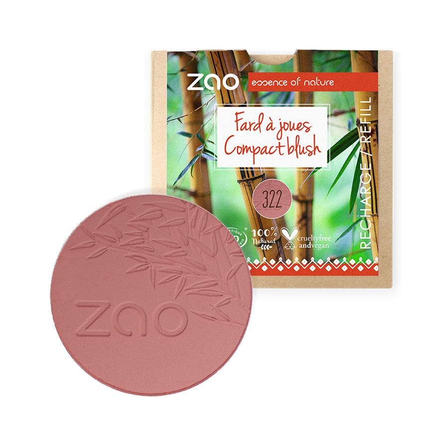 ZAO - Recharge Fard à joues 322 Brun rose