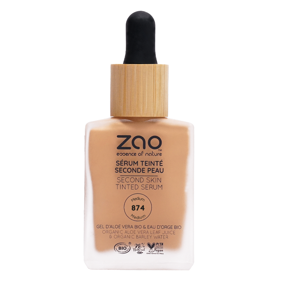 Sérum teinté seconde peau ZAO 874 Médium