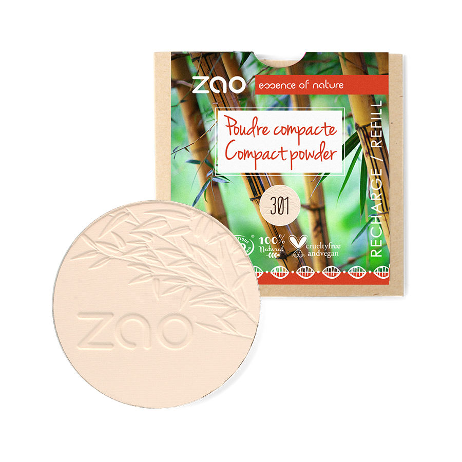 Recharge Poudre compacte ZAO 301 Ivoire