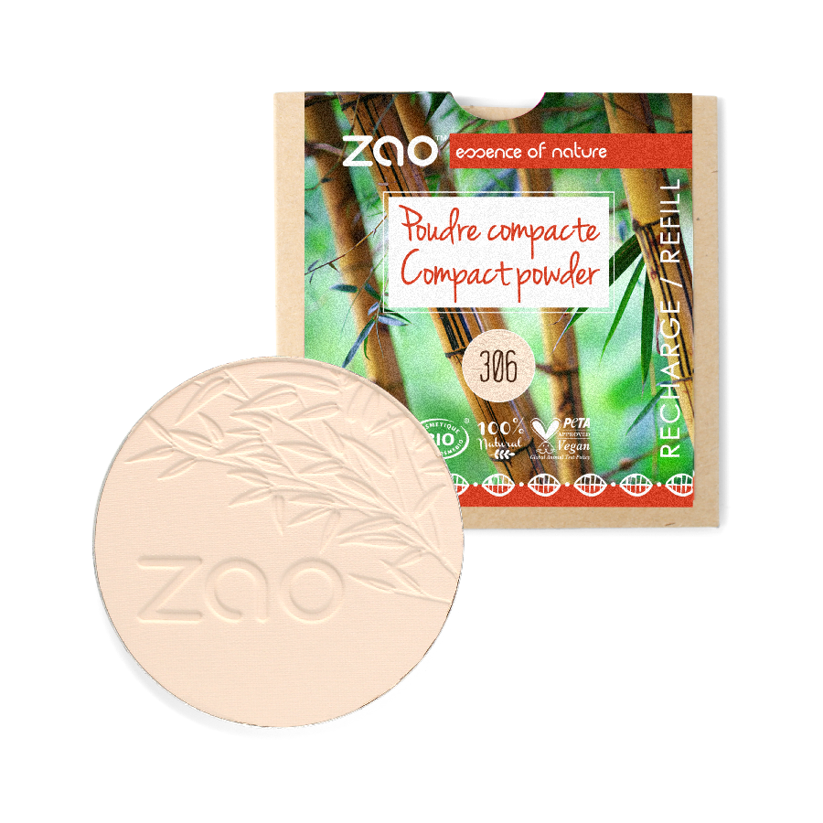 Recharge Poudre compacte ZAO 306 Porcelaine