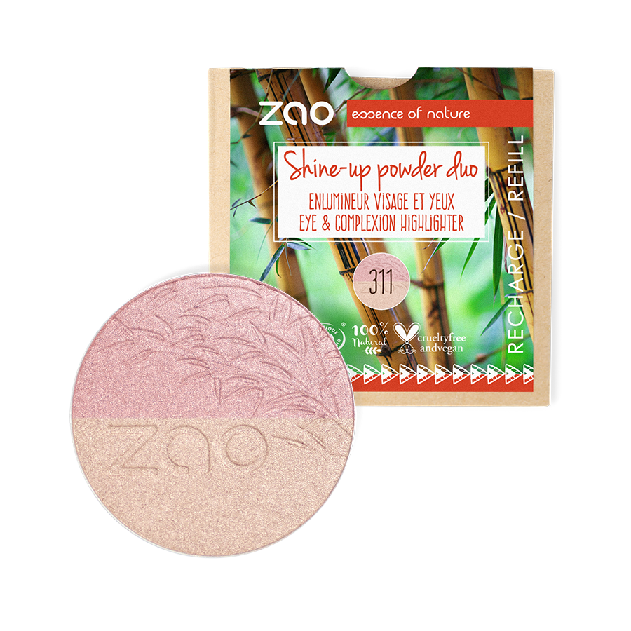 Recharge Shine-up Powder duo ZAO 311 Rose &amp; or
