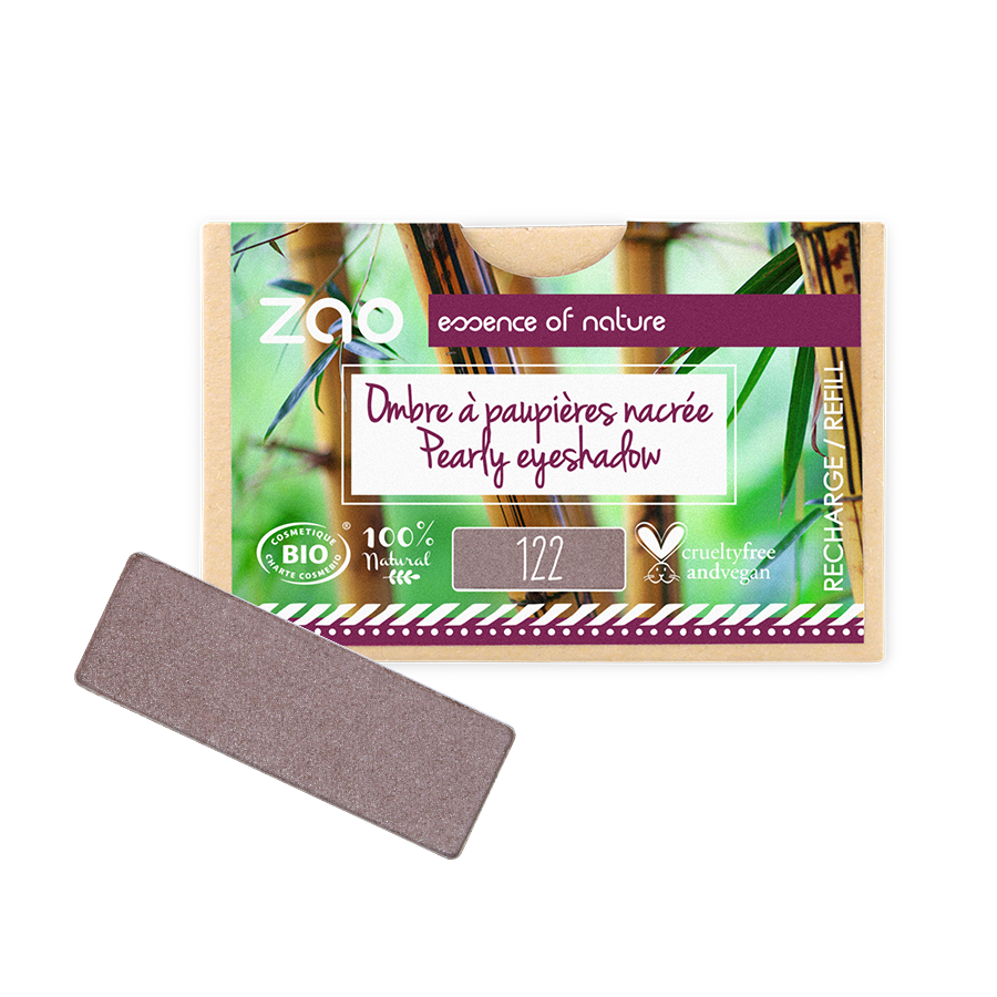 Recharge Ombre à paupières rectangle ZAO 122 Rose des sables