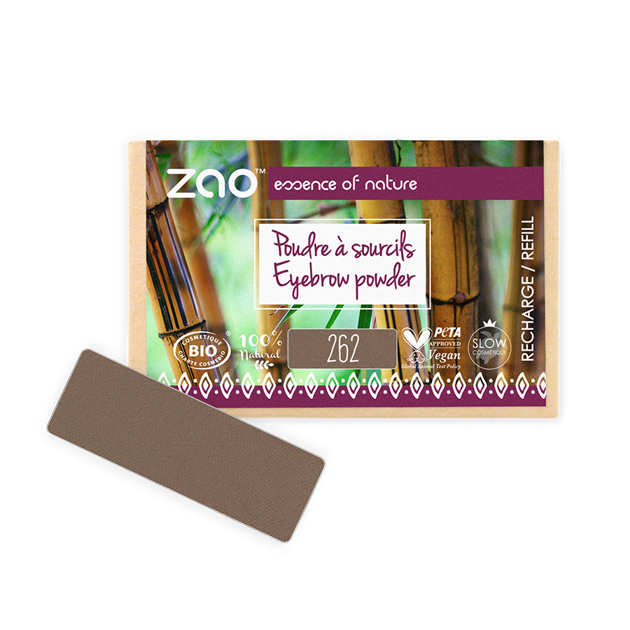 Recharge Poudre à sourcils ZAO 262 Brun