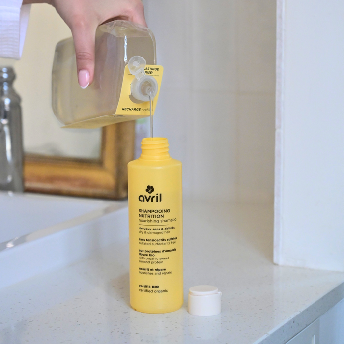 Recharge shampooing nutrition - cheveux secs &amp; abîmés - 500ml Avril