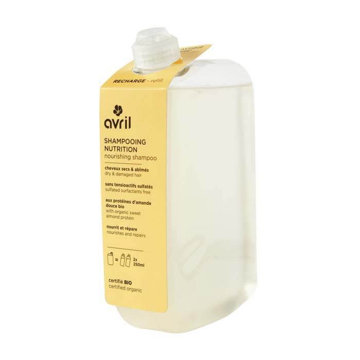 Recharge shampooing nutrition - cheveux secs &amp; abîmés - 500ml Avril vue 2