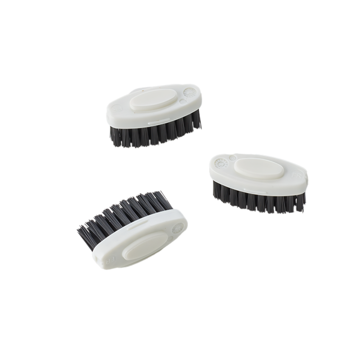 Kit de 3 têtes de brosses à dents - poils medium charbon Avril