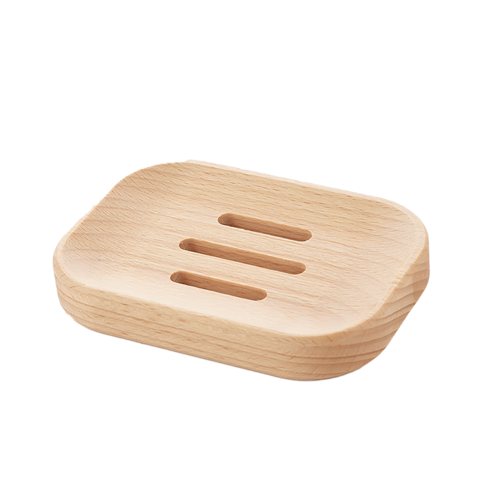Porte savon en bois de hêtre Avril vue 2