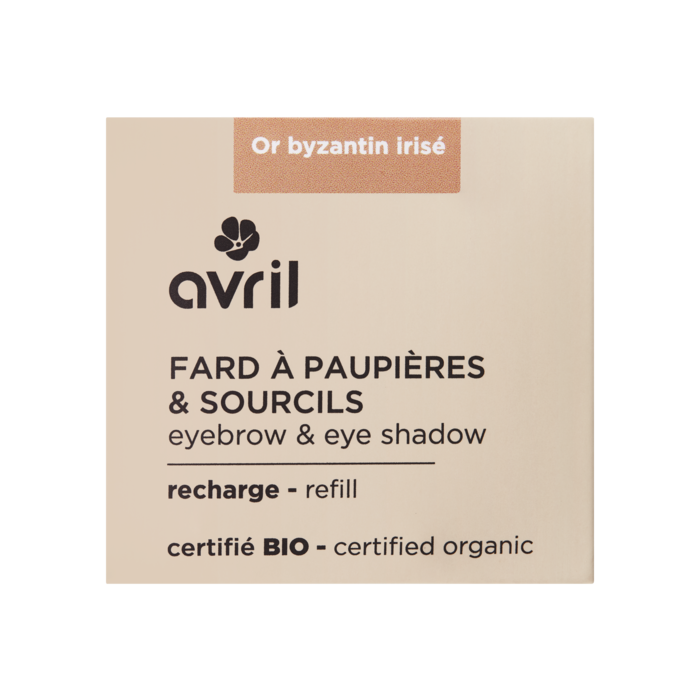 Recharge fard à paupières Or byzantin irisé Avril vue 2