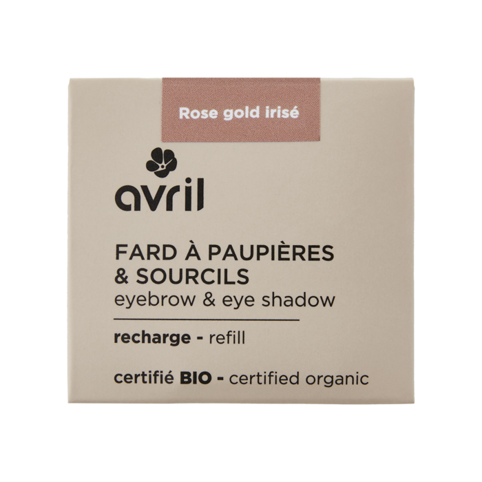 Recharge fard à paupières Rose Gold irisé Avril vue 2