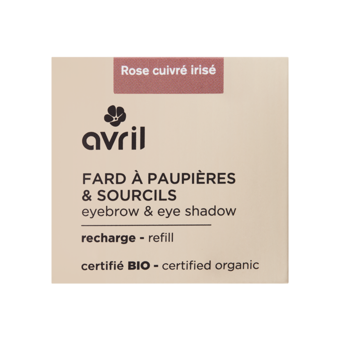 Recharge fard à paupières Rose cuivré irisé Avril vue 2