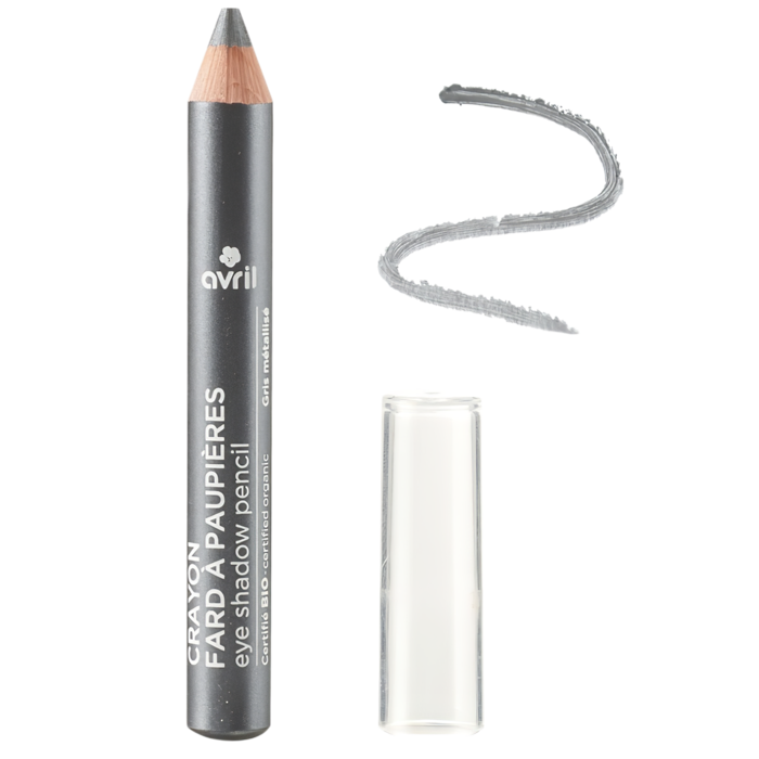 Crayon fard à paupières Gris métallisé COSMOS Organic Ecocert Avril