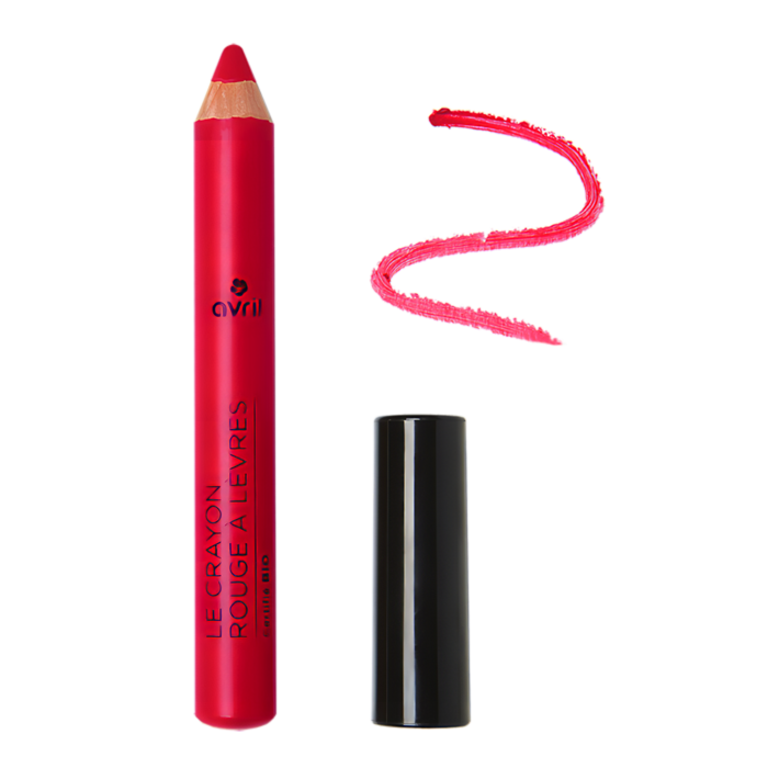 Crayon rouge à lèvres Griotte COSMOS Organic Ecocert Avril