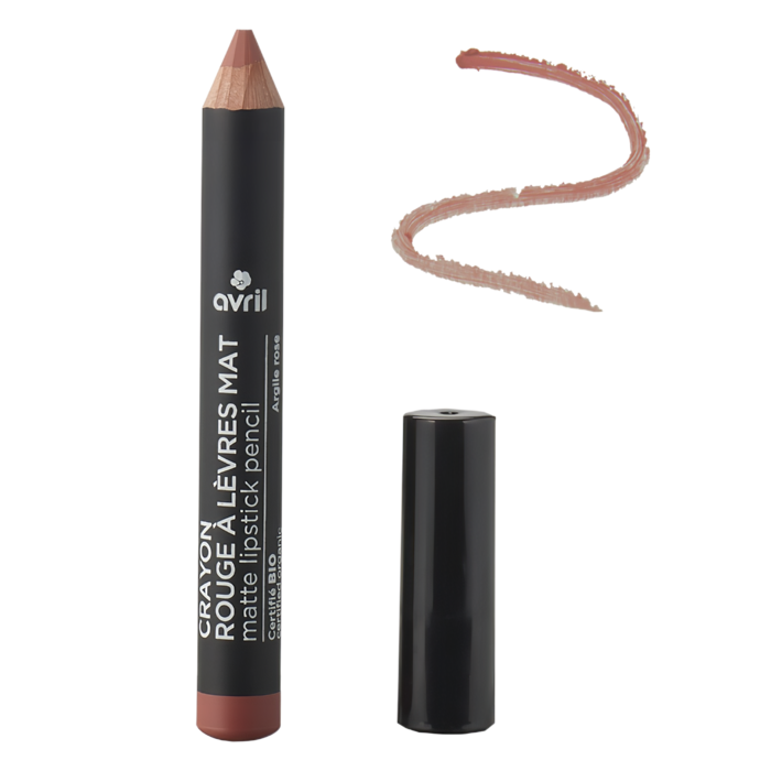 Crayon rouge à lèvres mat Argile Rose Avril