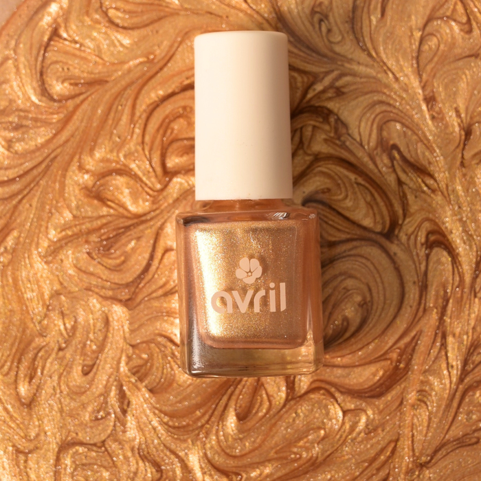 Vernis à ongles Or nacré 7 ml Avril vue 2