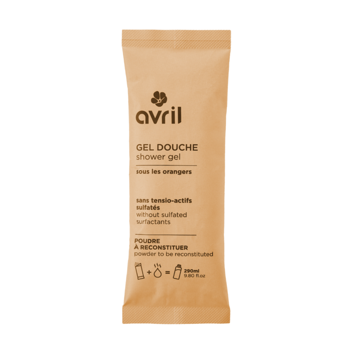 Gel douche en poudre à reconstituer, parfum Sous les orangers, 290 ml Avril
