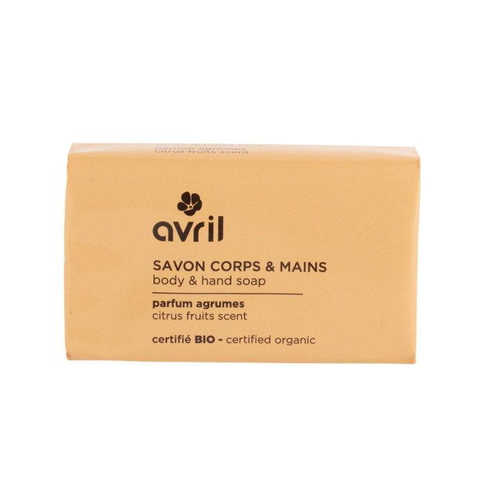 Savon corps et mains Agrumes - 100g Avril