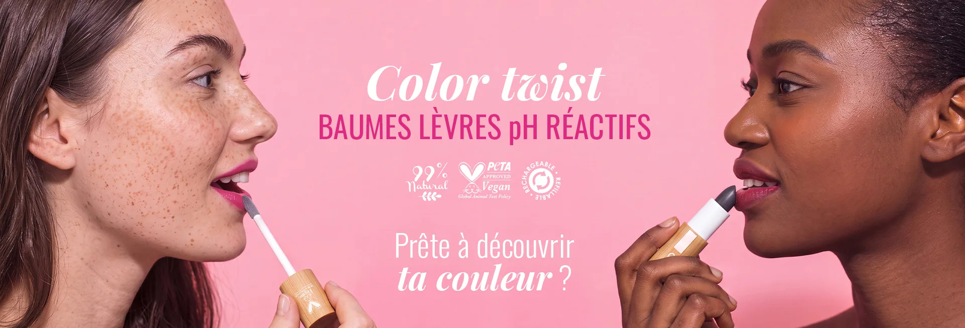 Color Twist — les baumes lèvres ZAO 487 et 488
